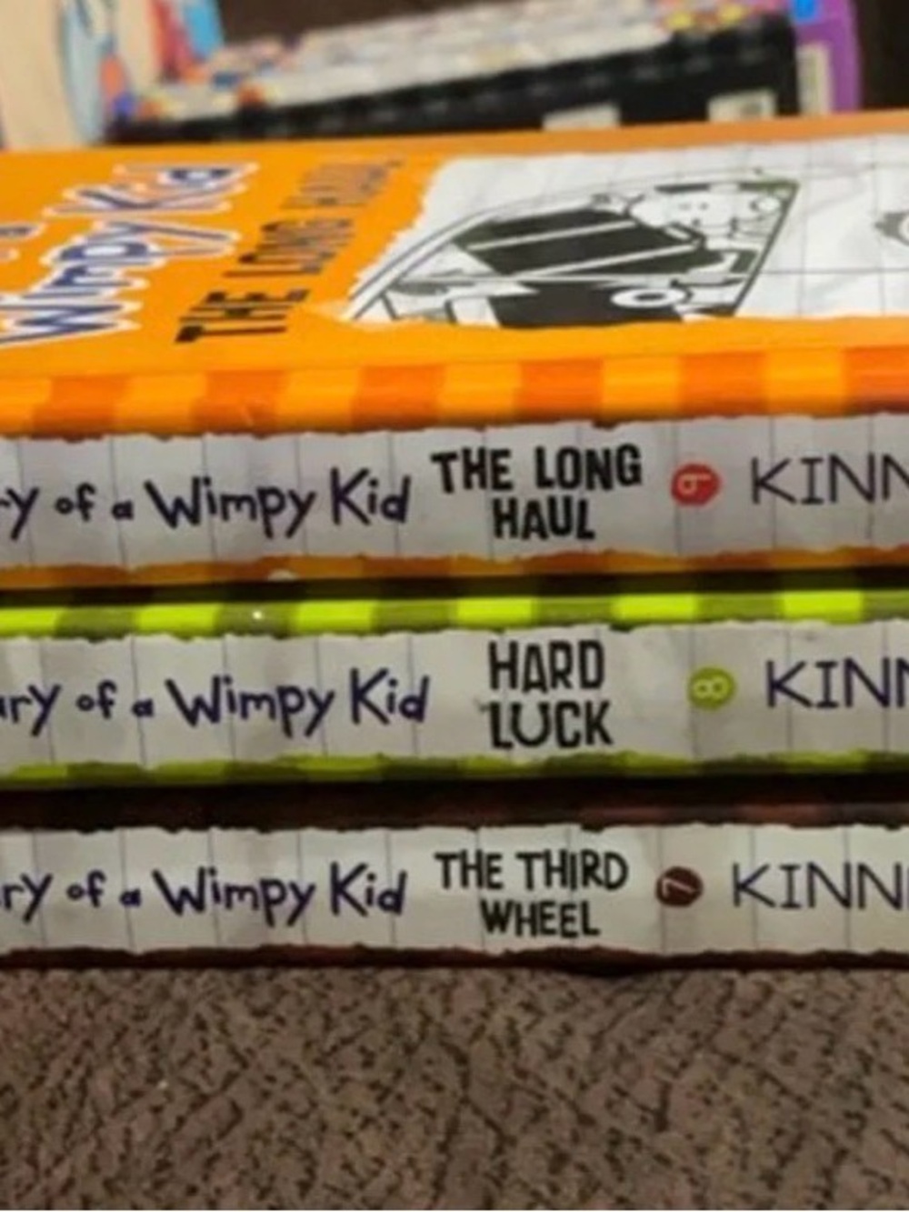 Diary of a Wimpy Kid books 7-9